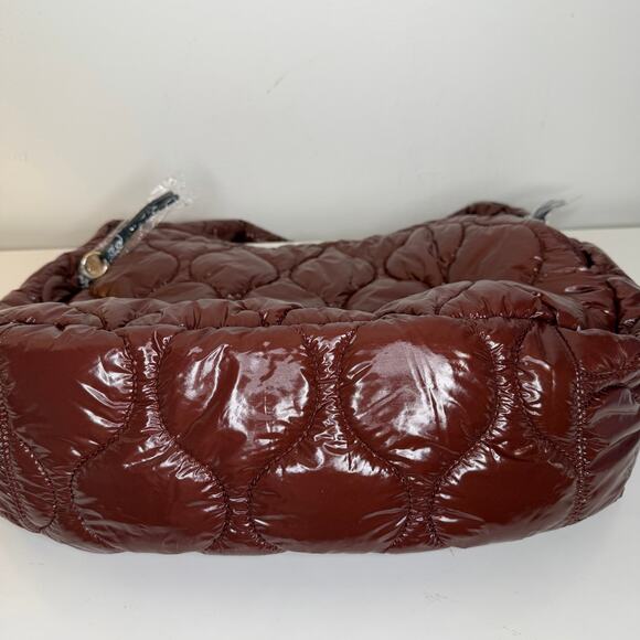 NWOT Free People Movement Surplus Shine Carryall Bag Nutshell Brown - Picture 6 of 6